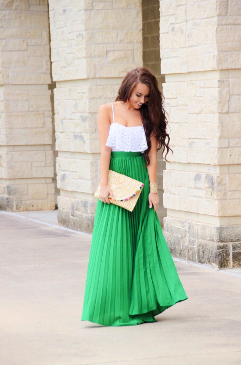 Que porter avec une jupe verte? (52 photos)