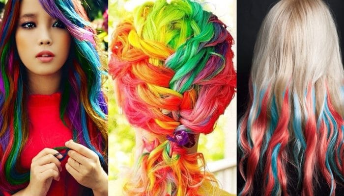 Coloration des cheveux avec des crayons pastel (40 photos)